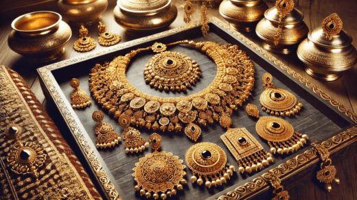 traditional gold jewellery, Maharashtrian bridal jewellery, Maharashtrian traditional jewellery, gold mangalsutra, traditional gold earrings