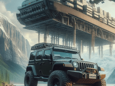Jeep Hardtop Garage Lift,