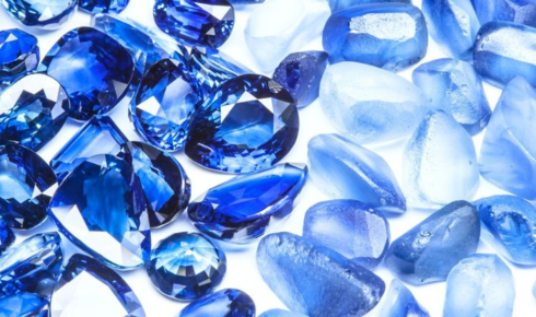 lab grown blue sapphire
